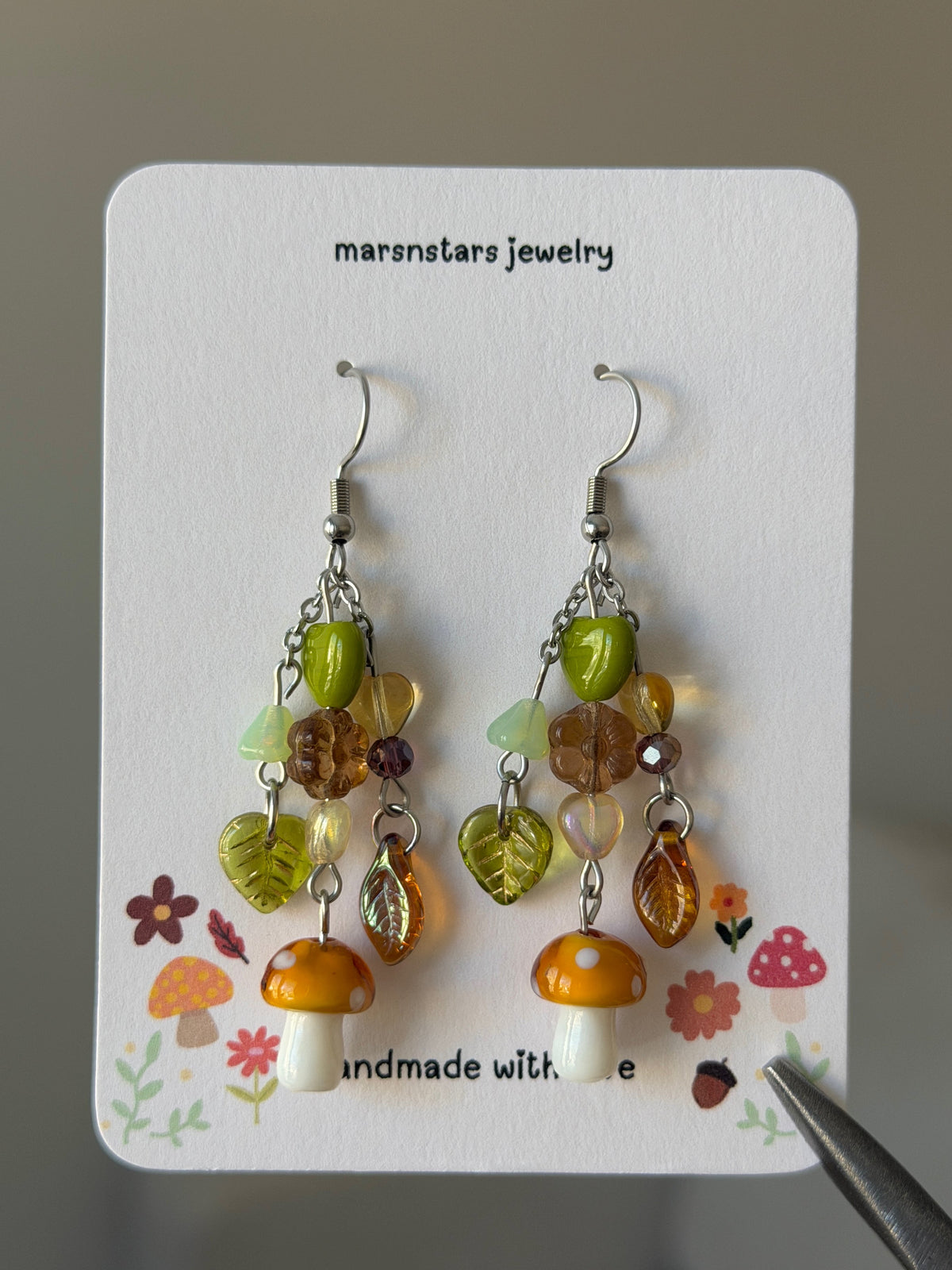 Mushroom Woods Earrings
