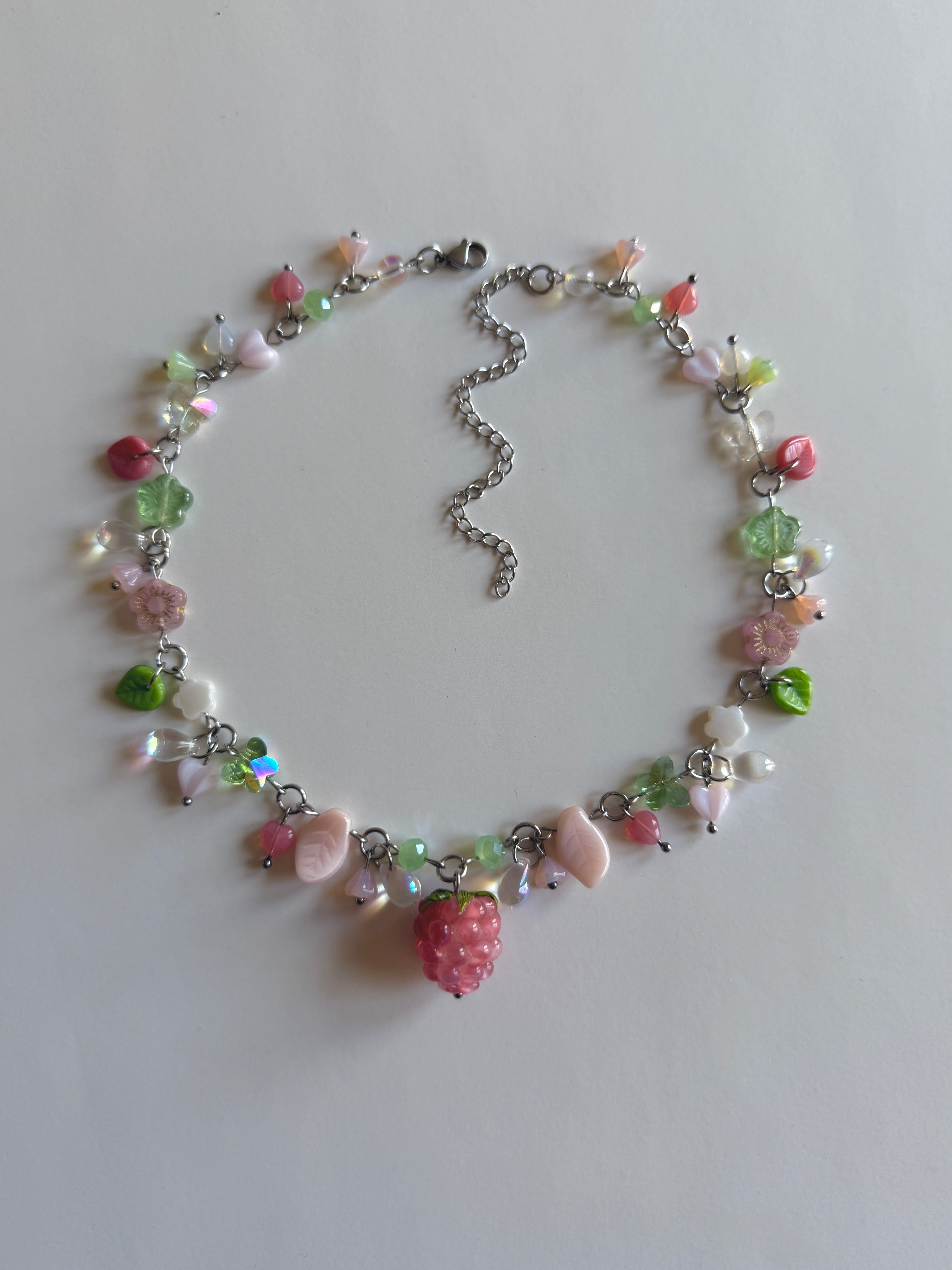 Sweet Raspberry Necklace