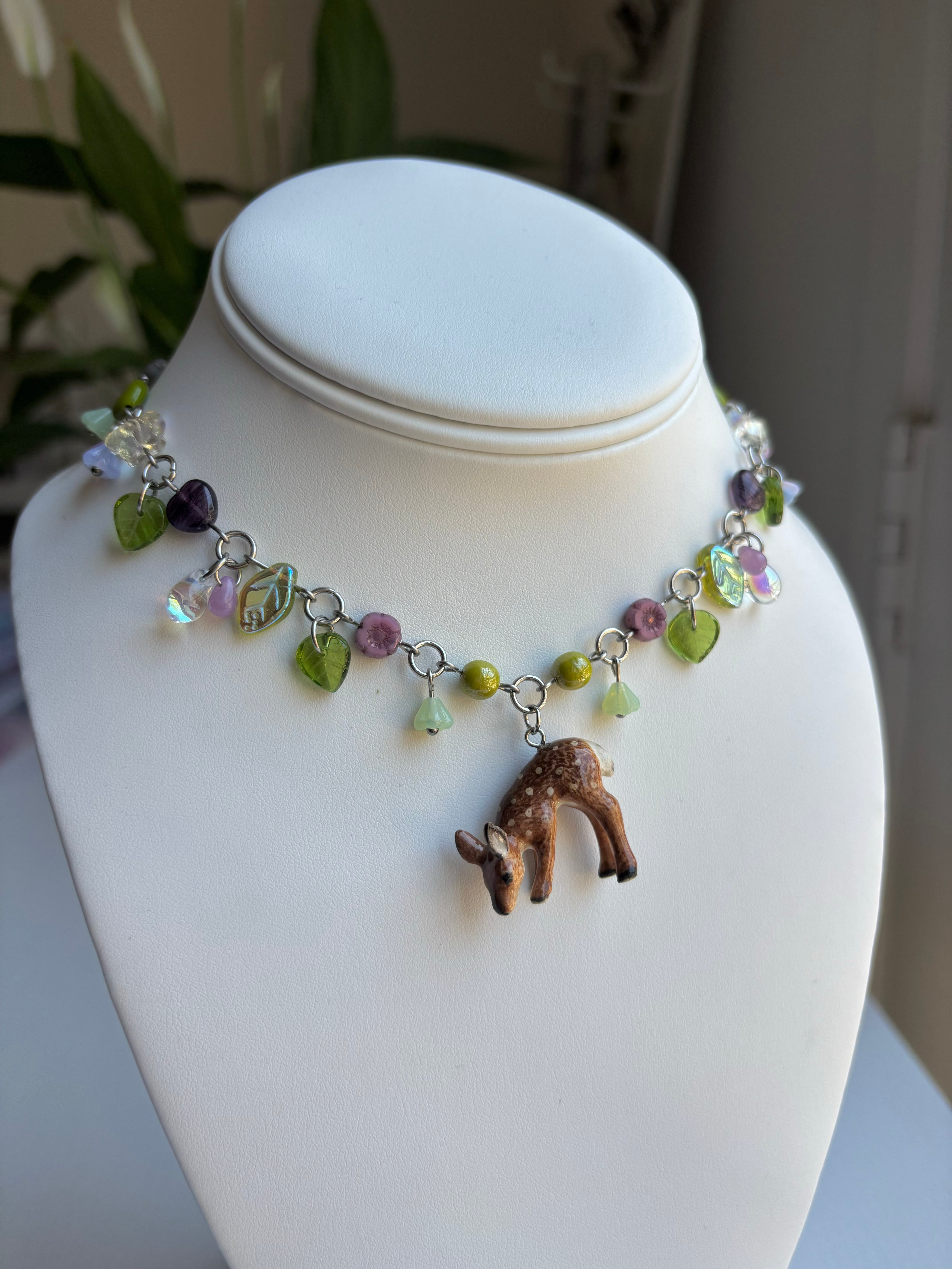 Lavender Fawn Necklace