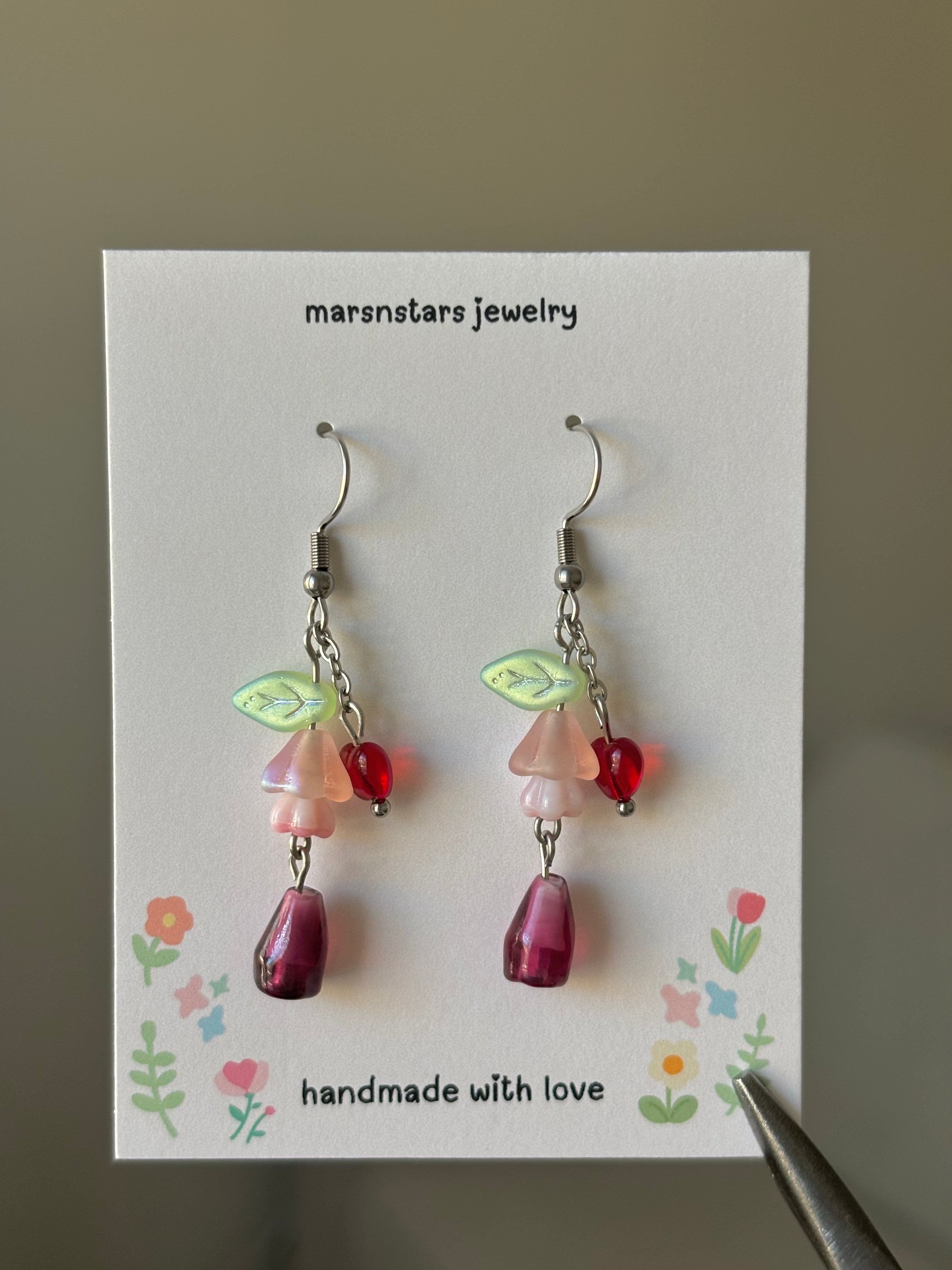 Pomegranate Earrings