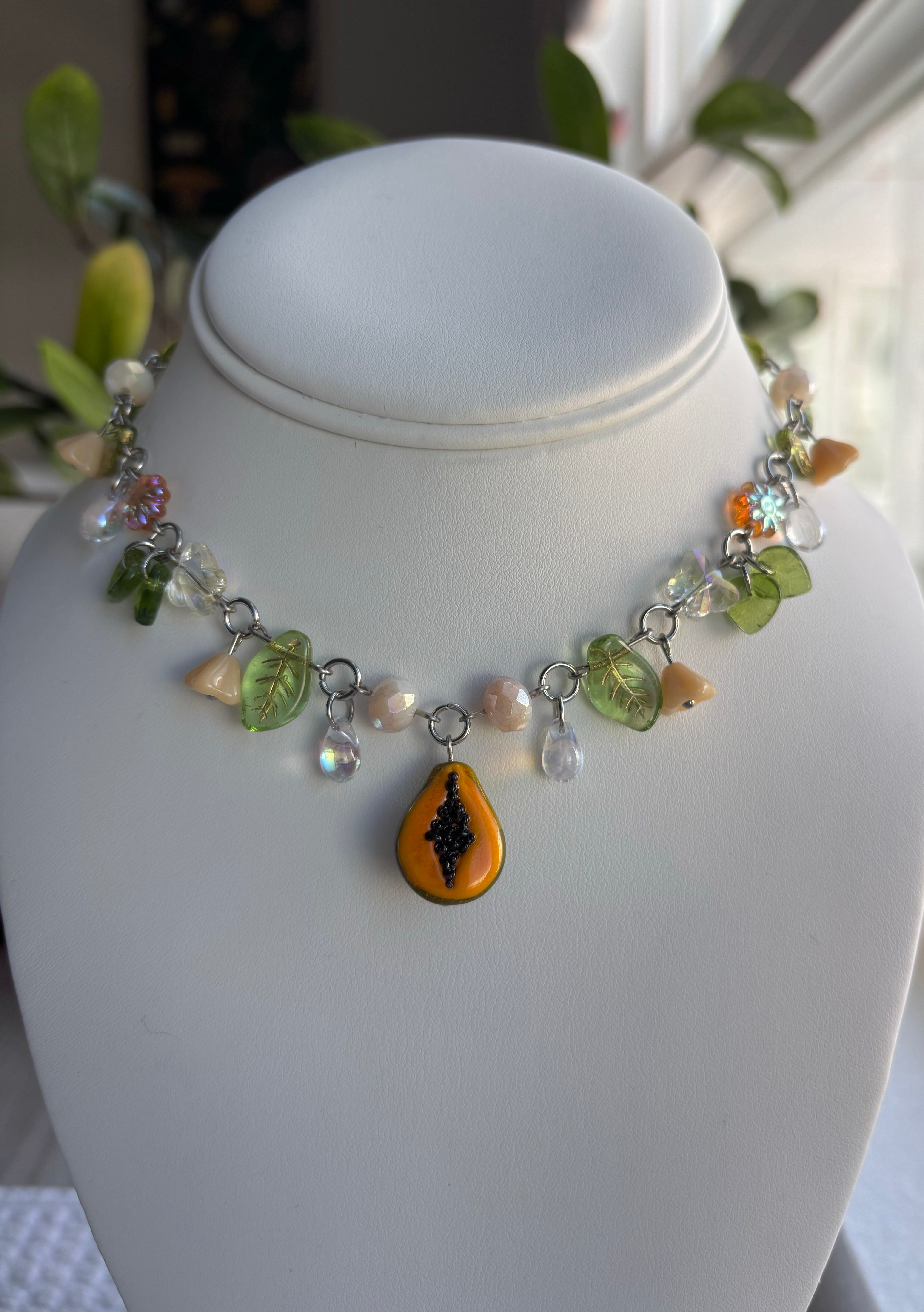 Papaya Necklace