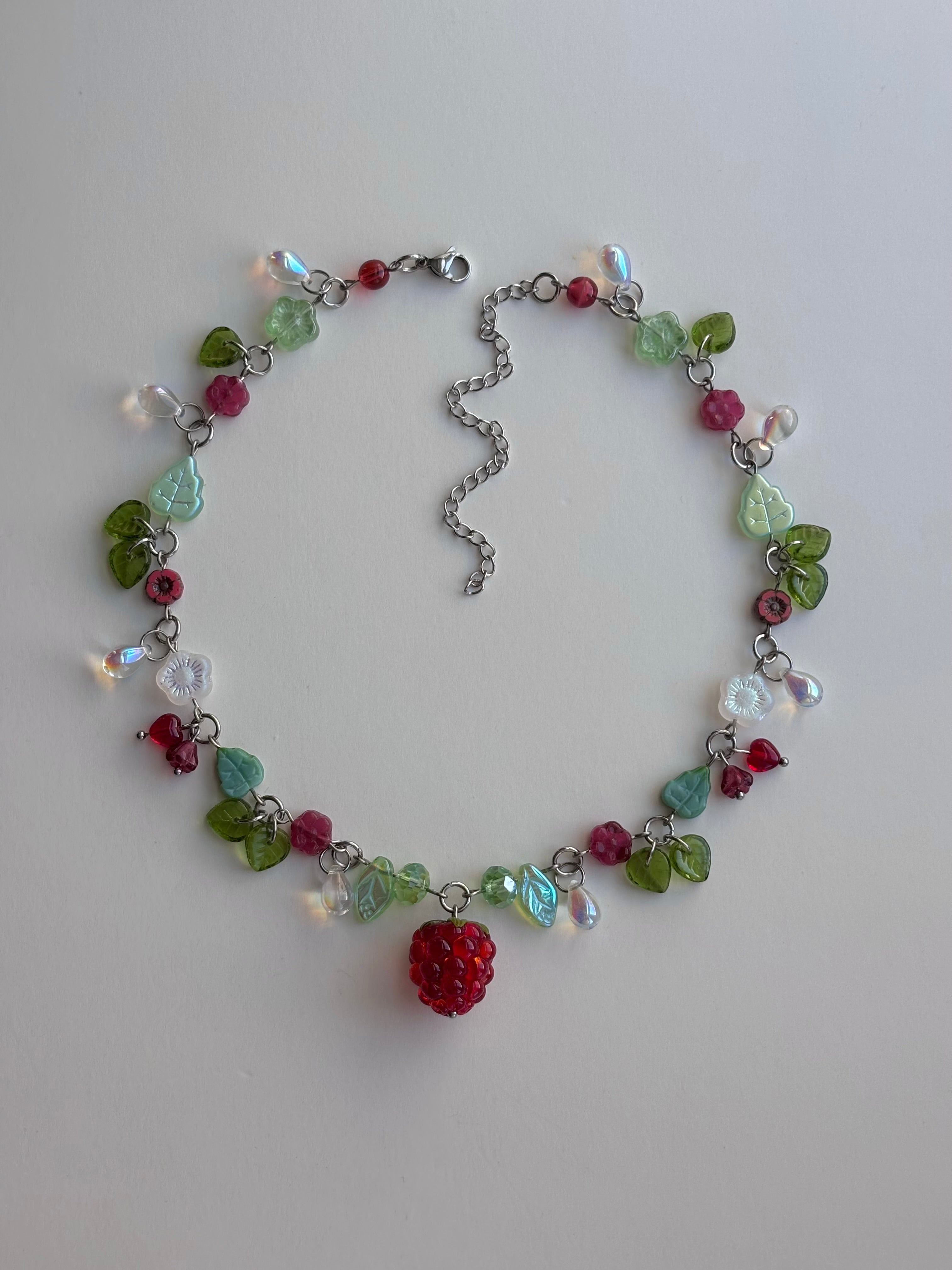 Red Raspberry Necklace
