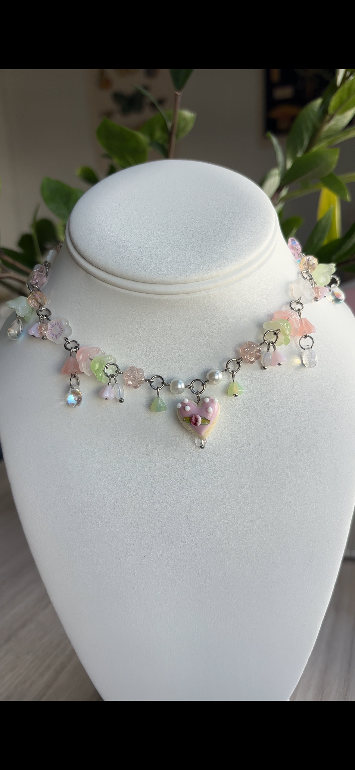 Pink Sugar Cookie Necklace