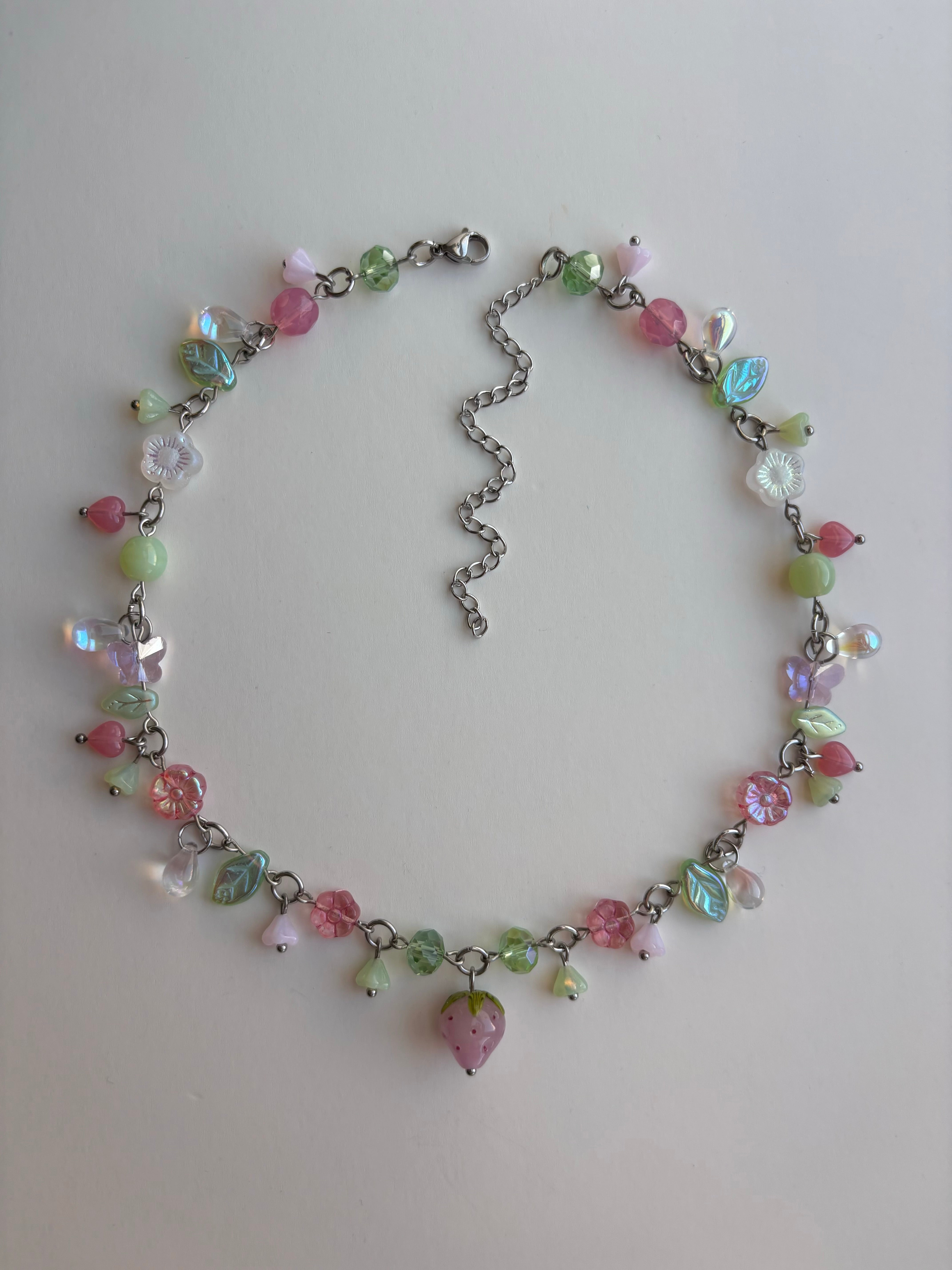 Strawberry Garden Necklace