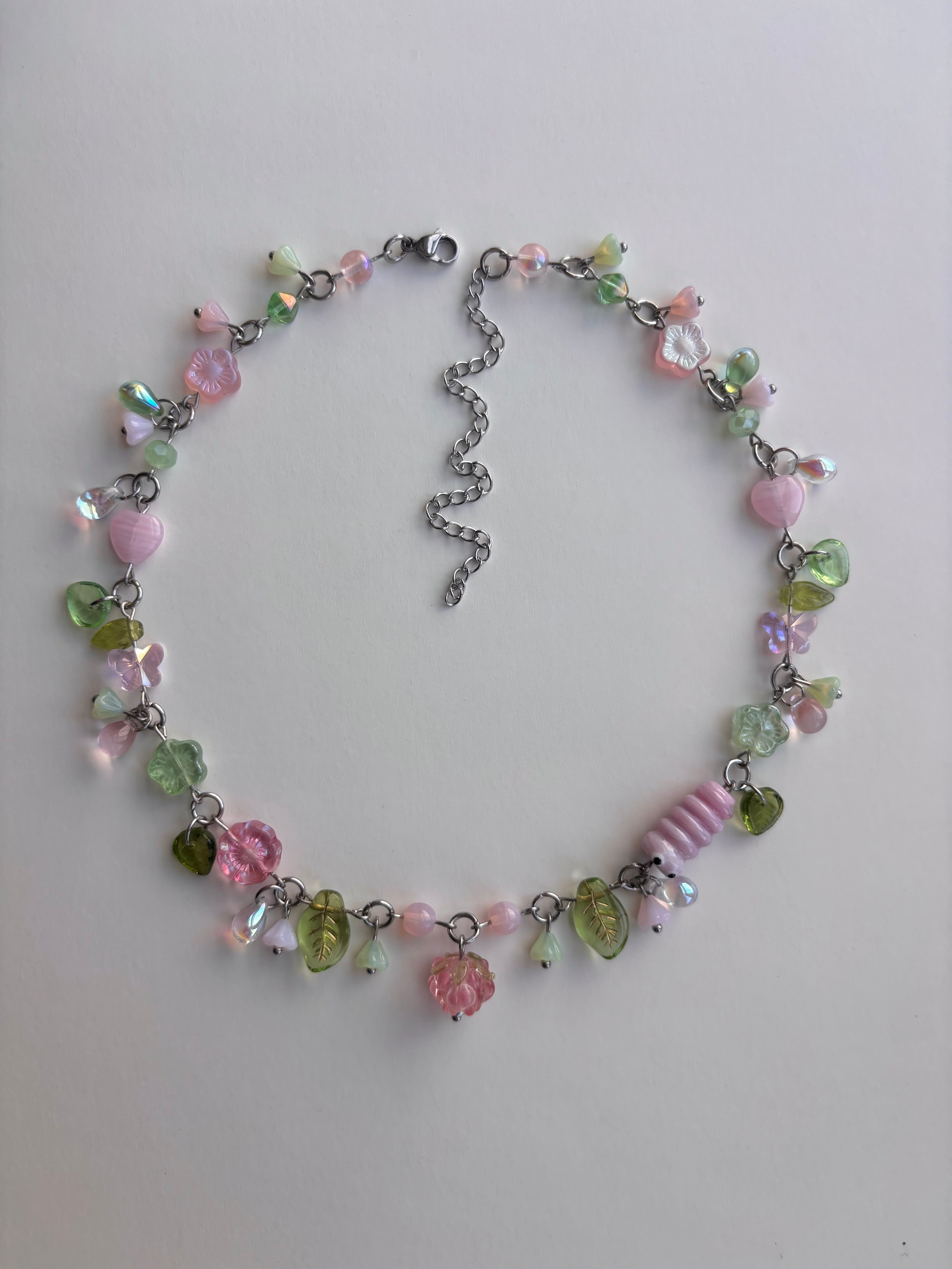 Flower Bug Necklace