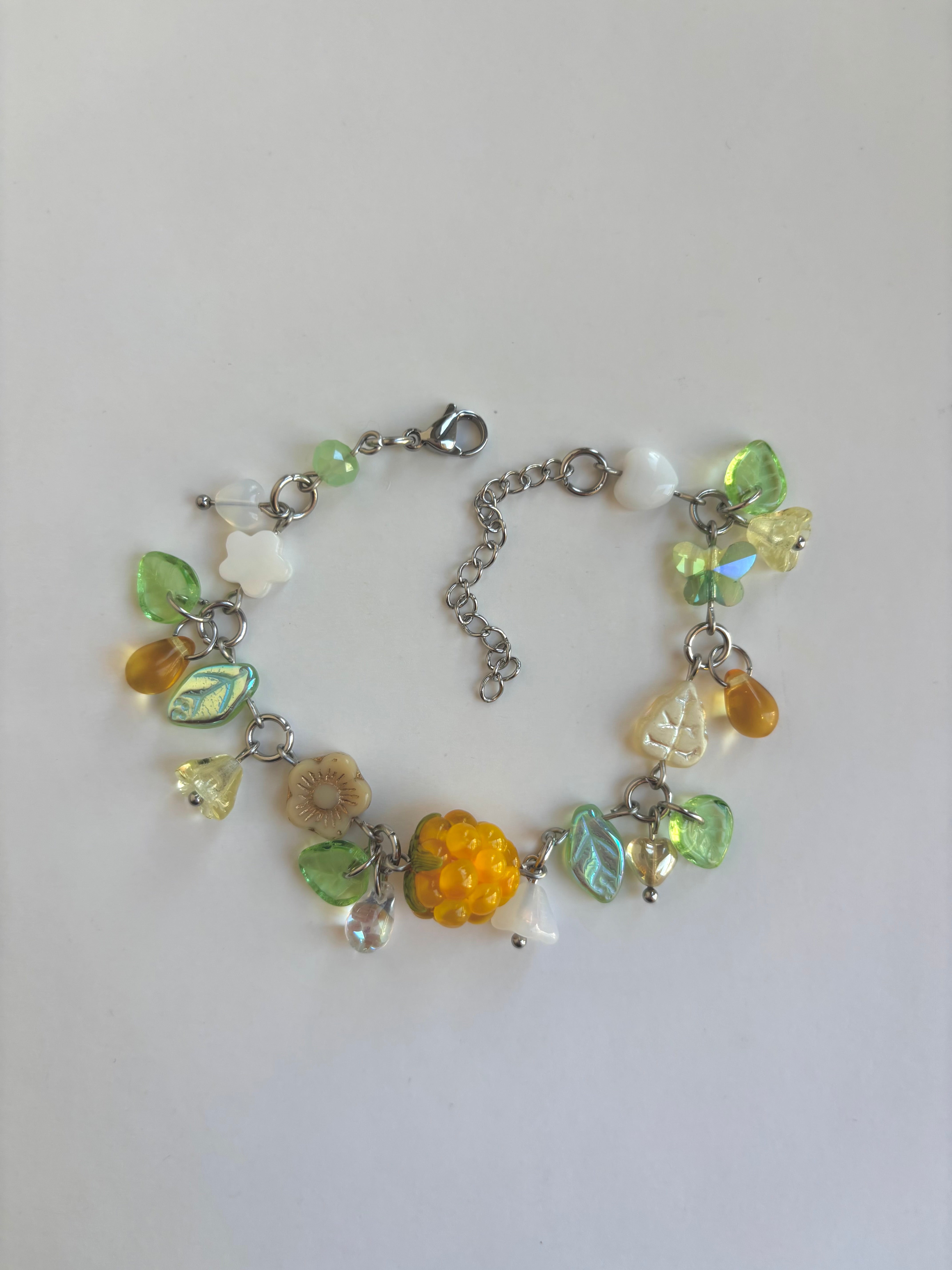 Golden Raspberry Bracelet