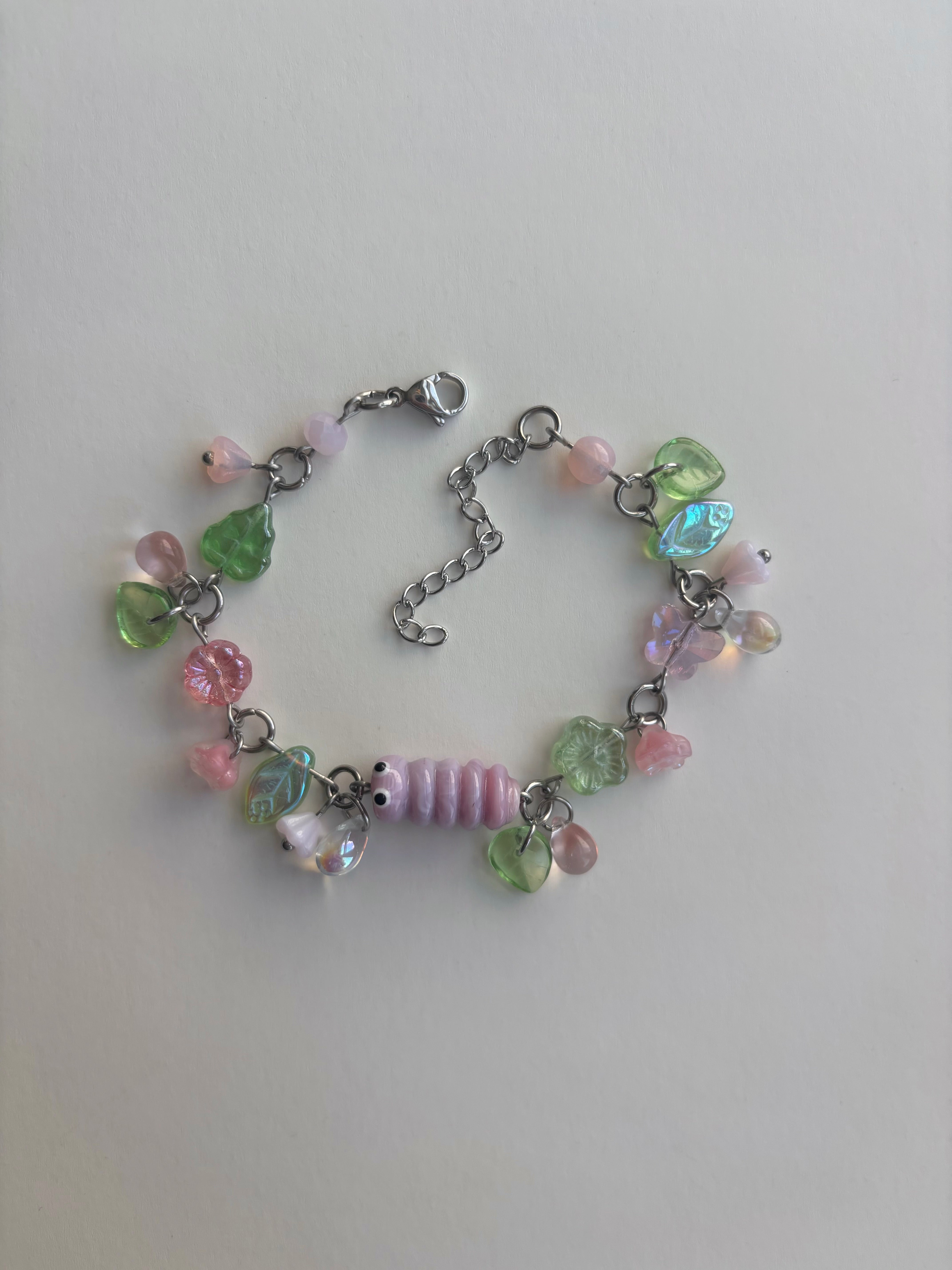 Rose Garden Caterpillar Bracelet