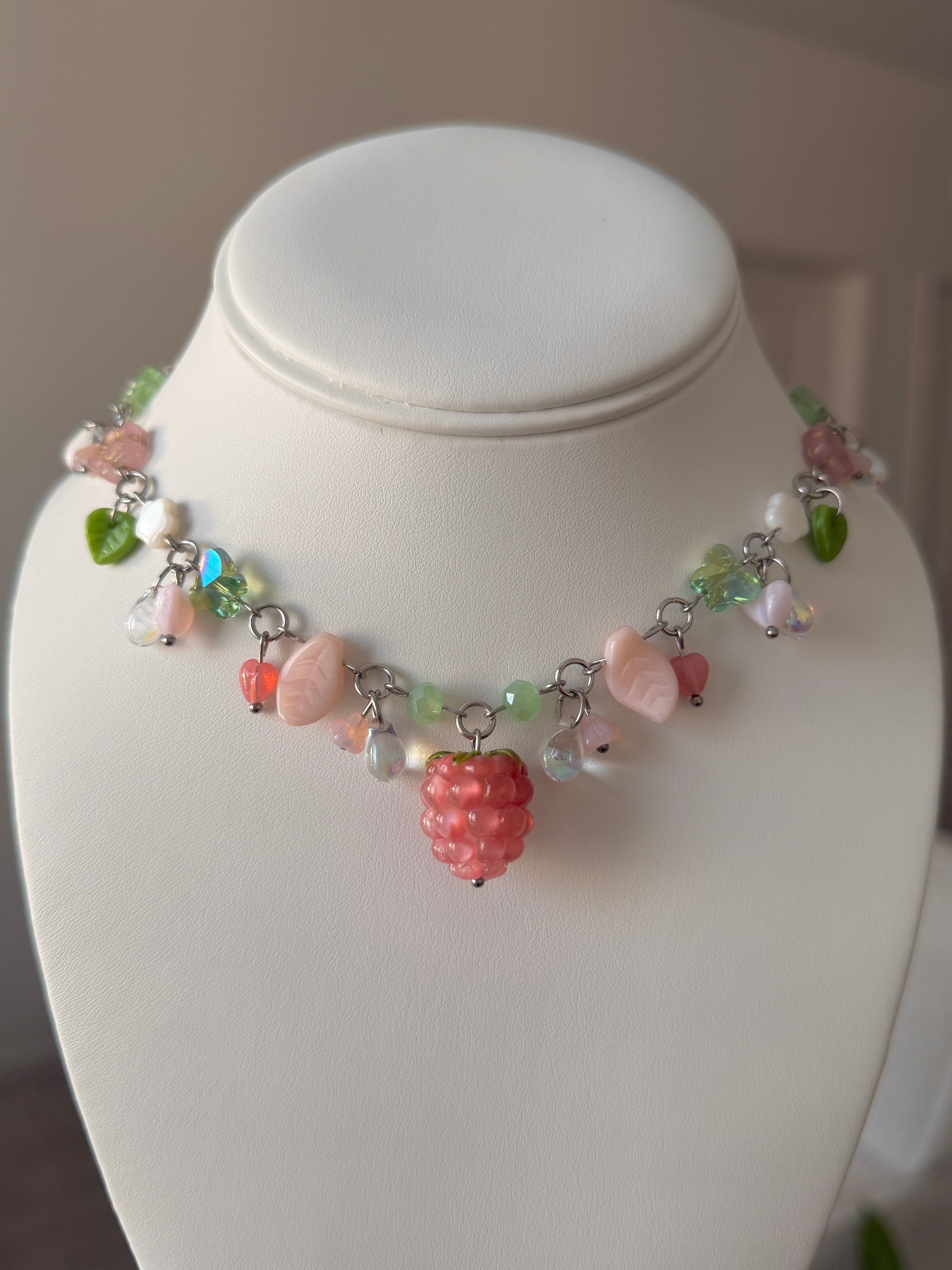 Sweet Raspberry Necklace