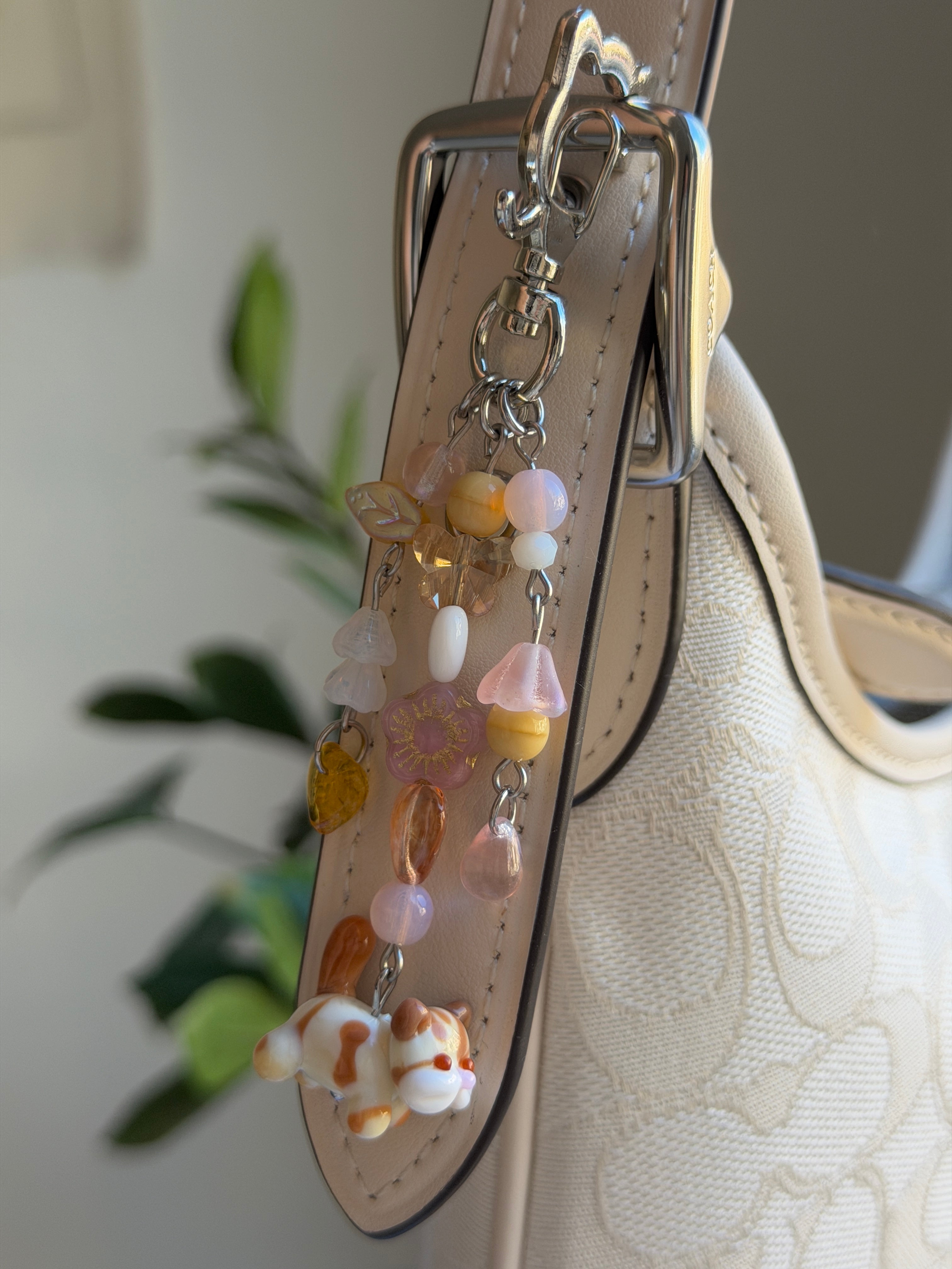 Baby Orange Cat Keychain