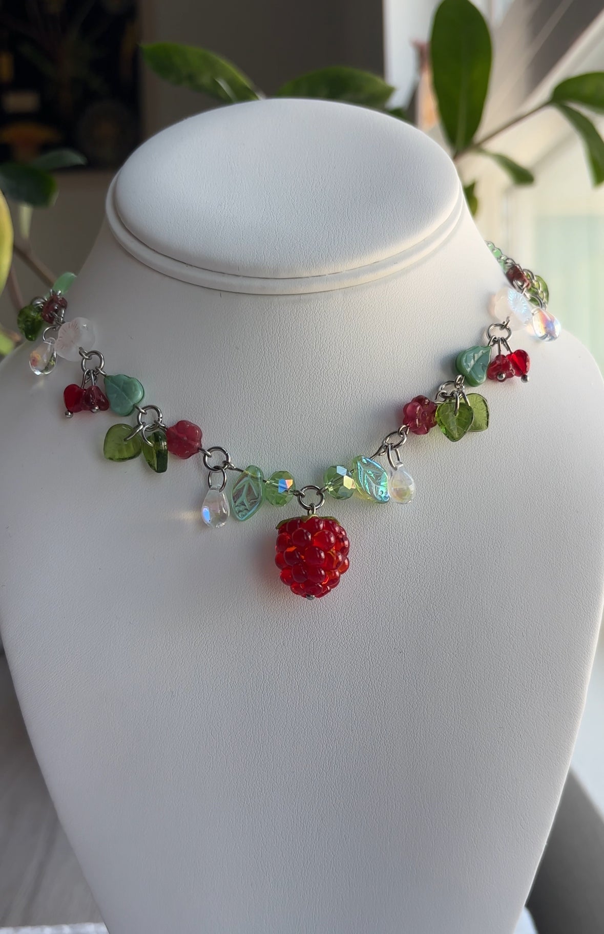 Red Raspberry Necklace