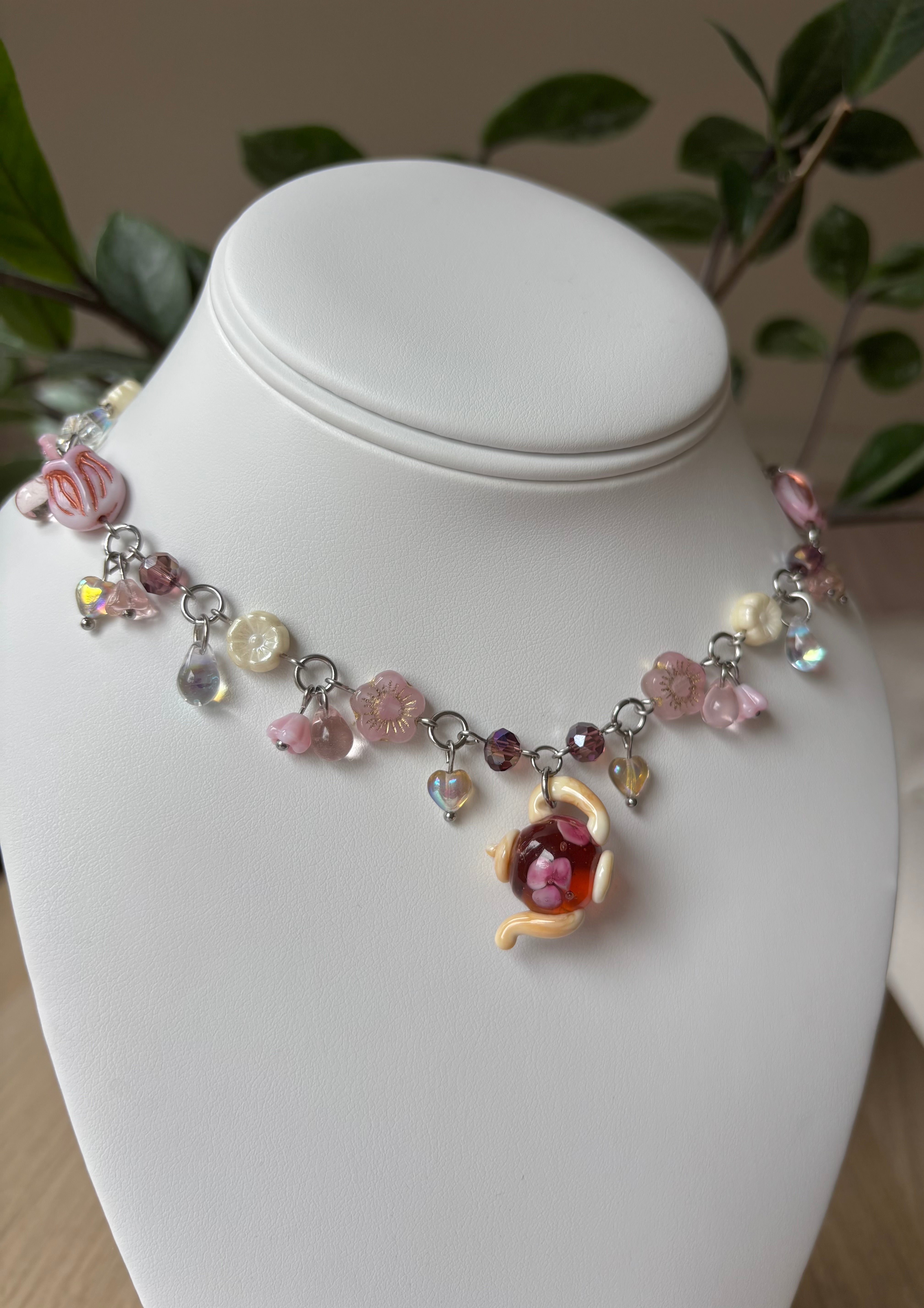 Chamomile Tea Necklace