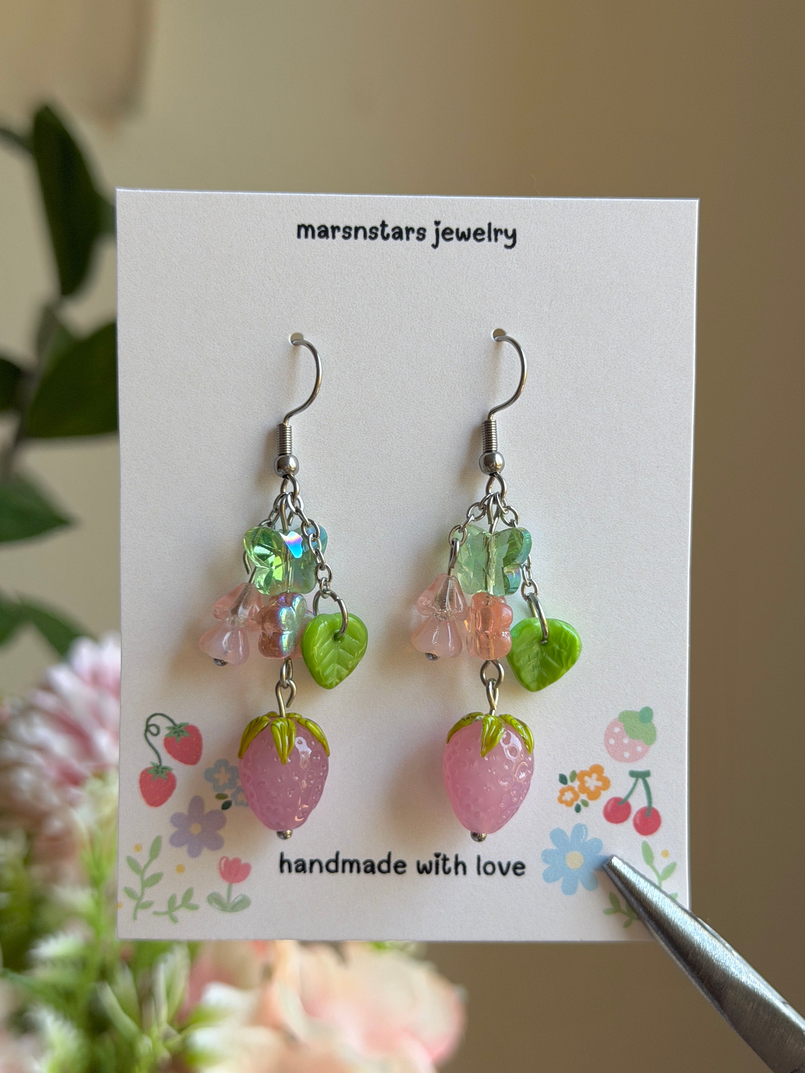 Strawberry Blush Earrings