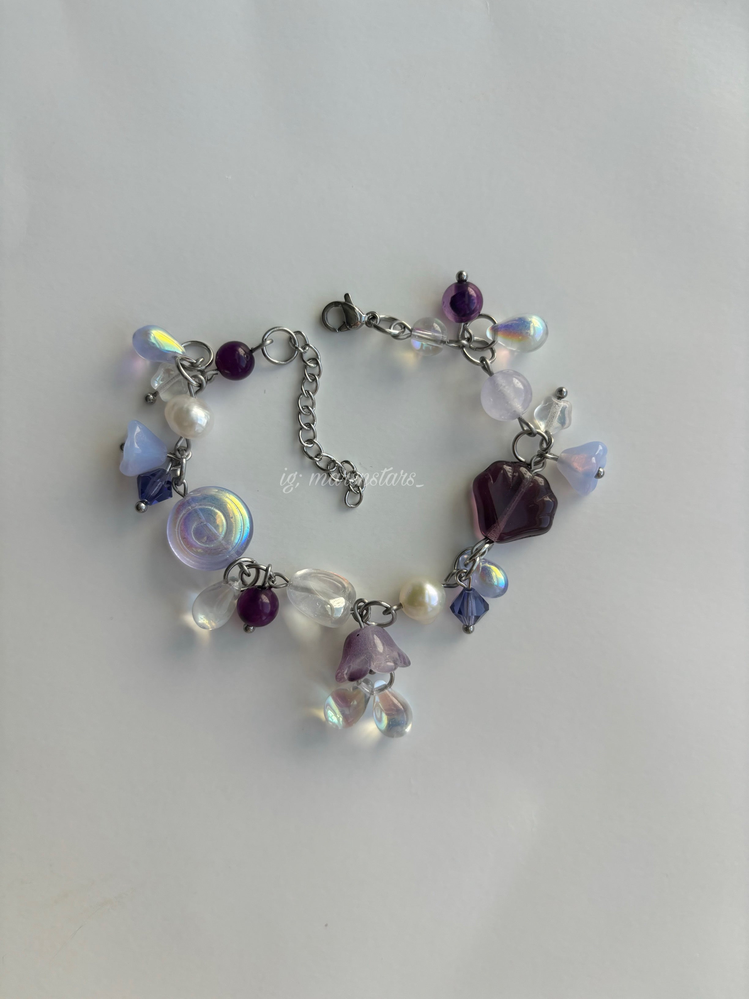 Violet Jellyfish Bracelet