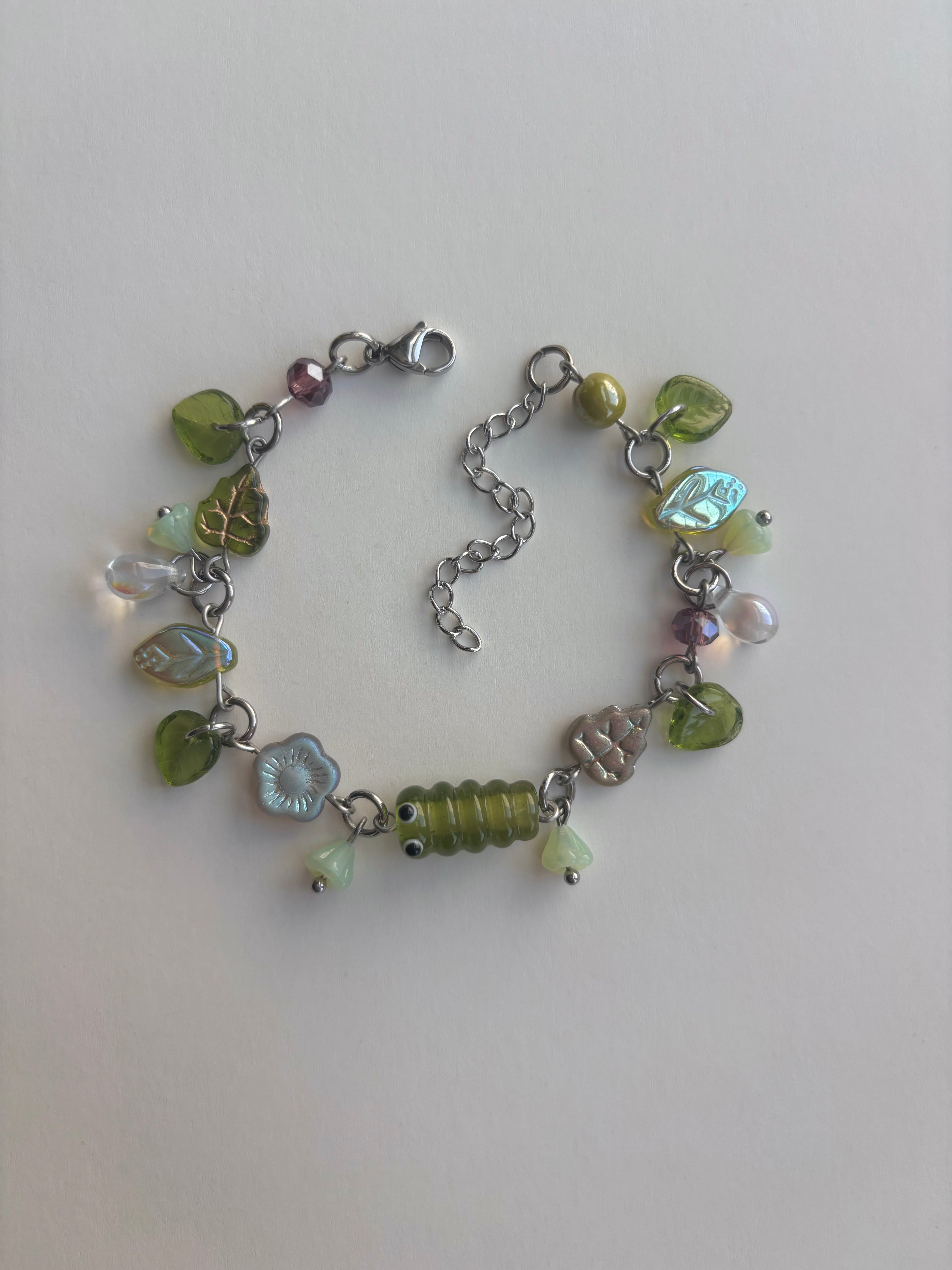 Grassy Caterpillar Bracelet