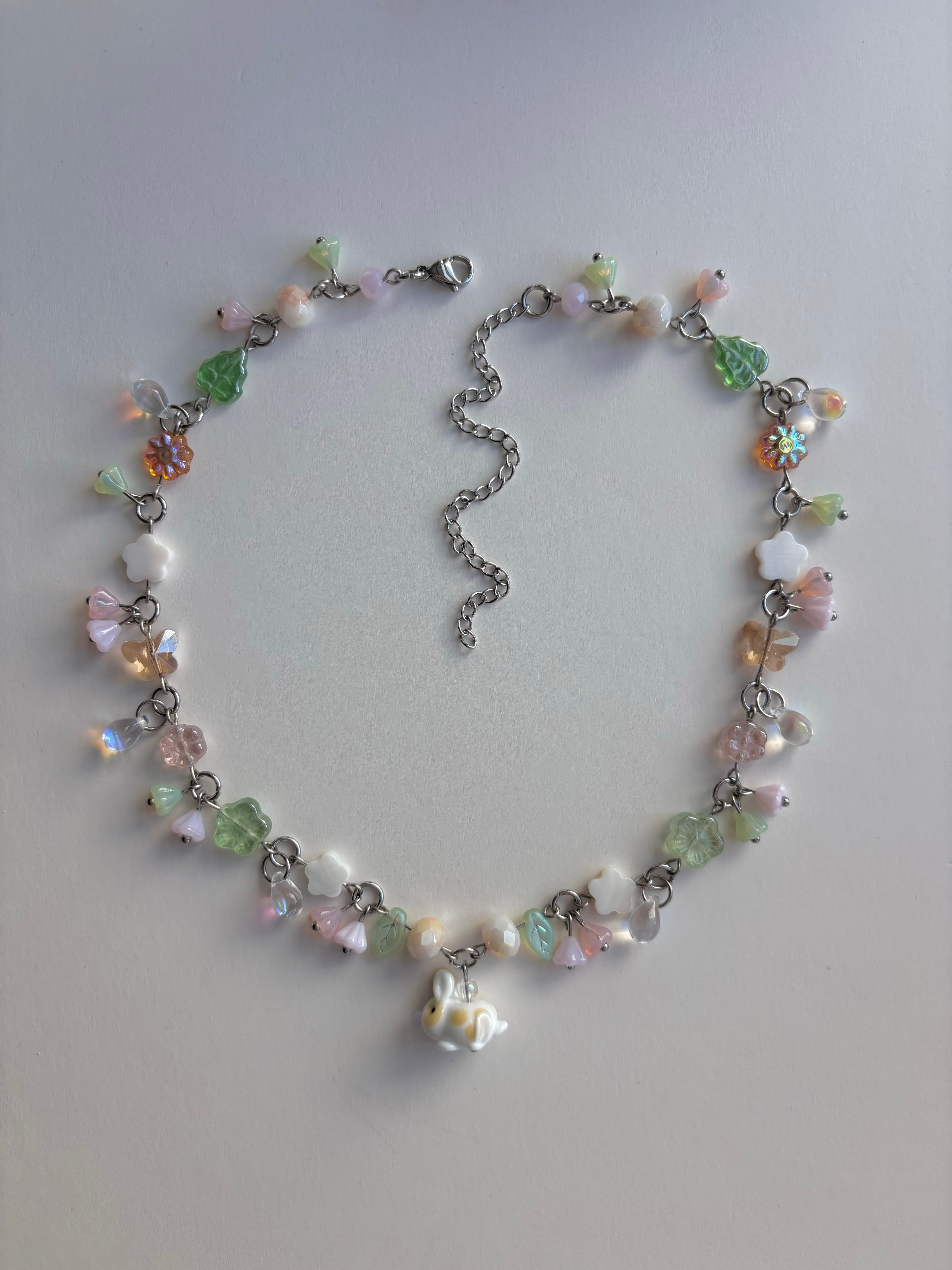 Vanilla Bean Bunny Necklace