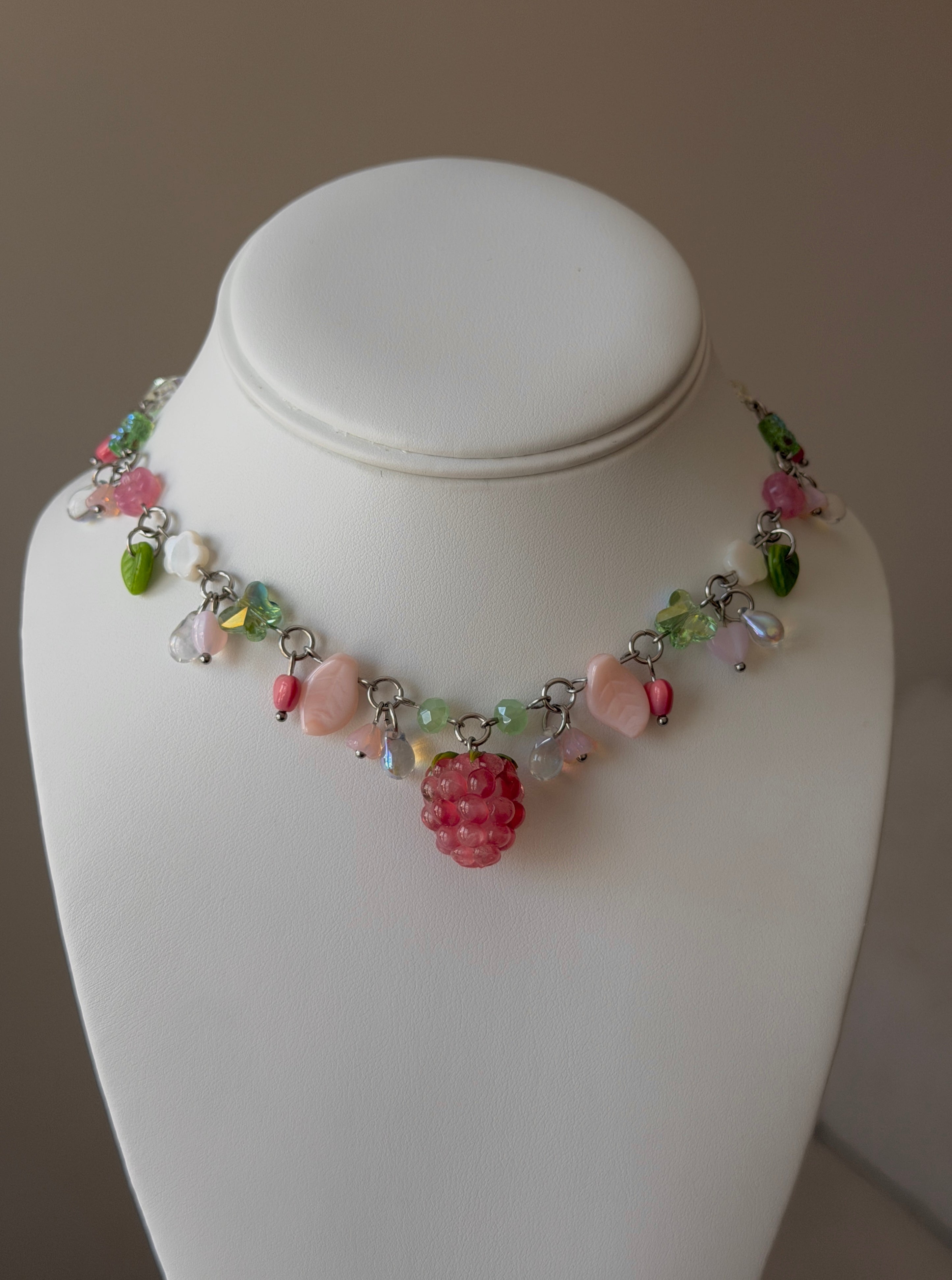 Sweet Raspberry Necklace