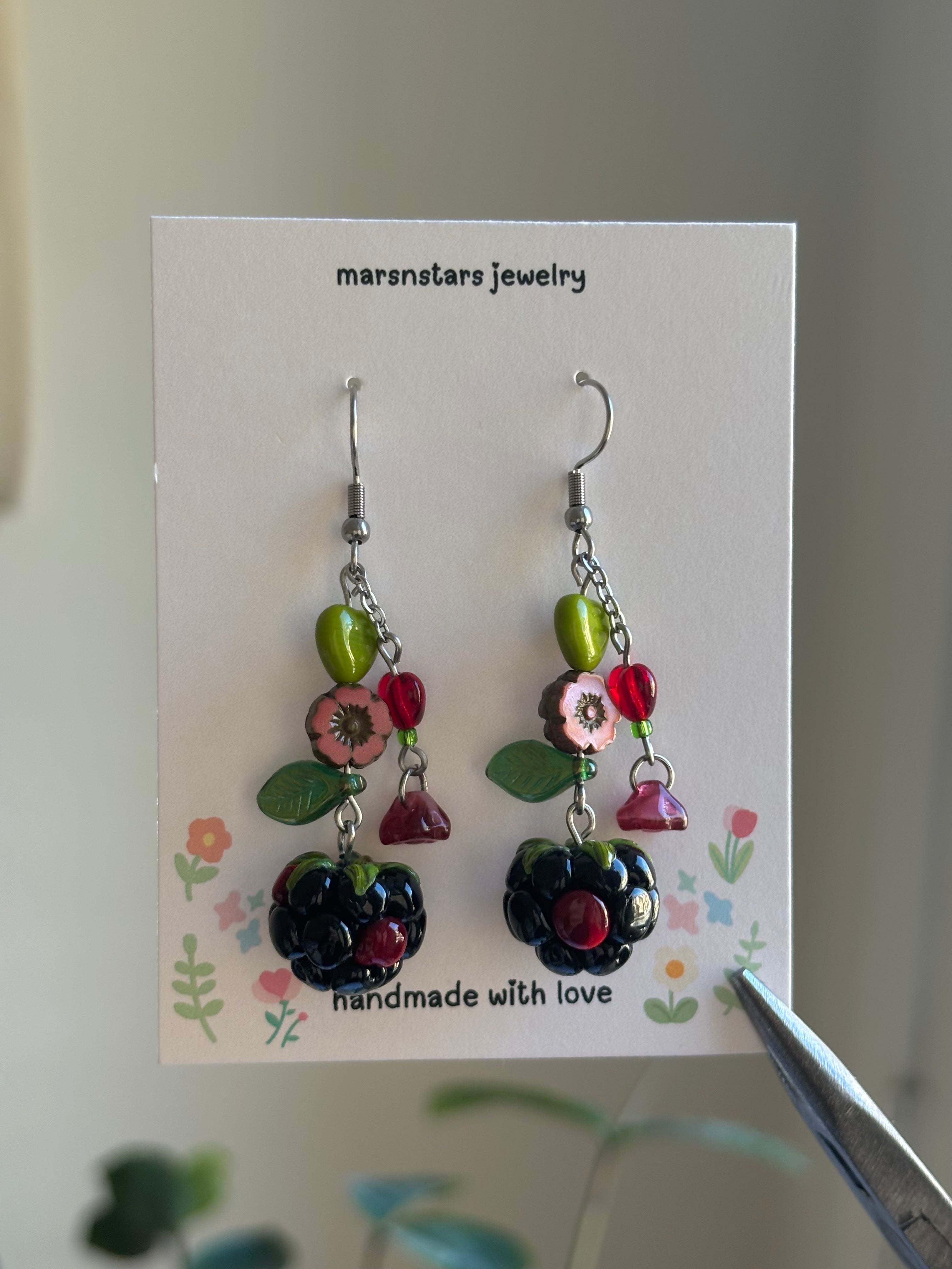 Blackberry Earrings