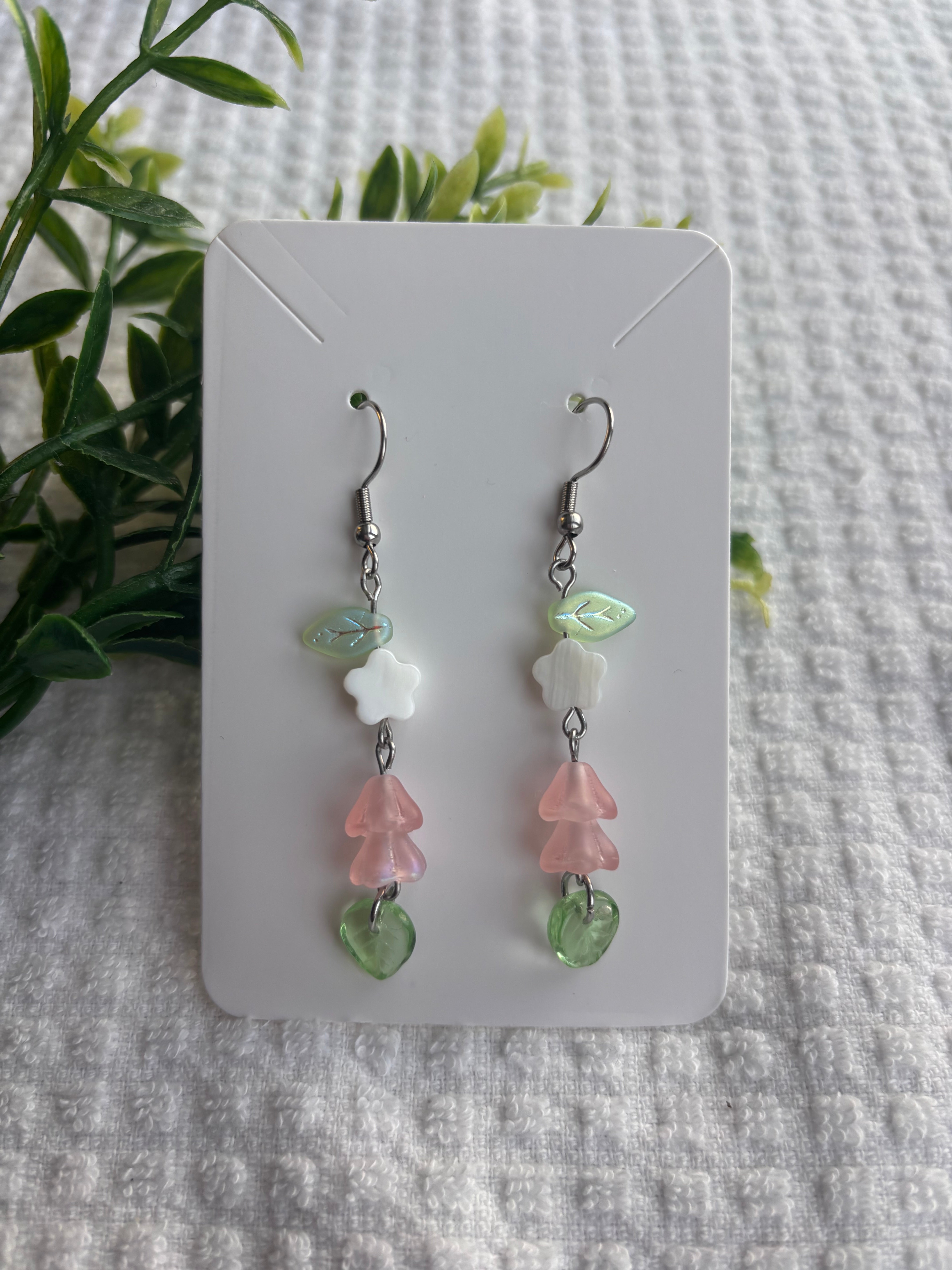 Flower Drop Earrings