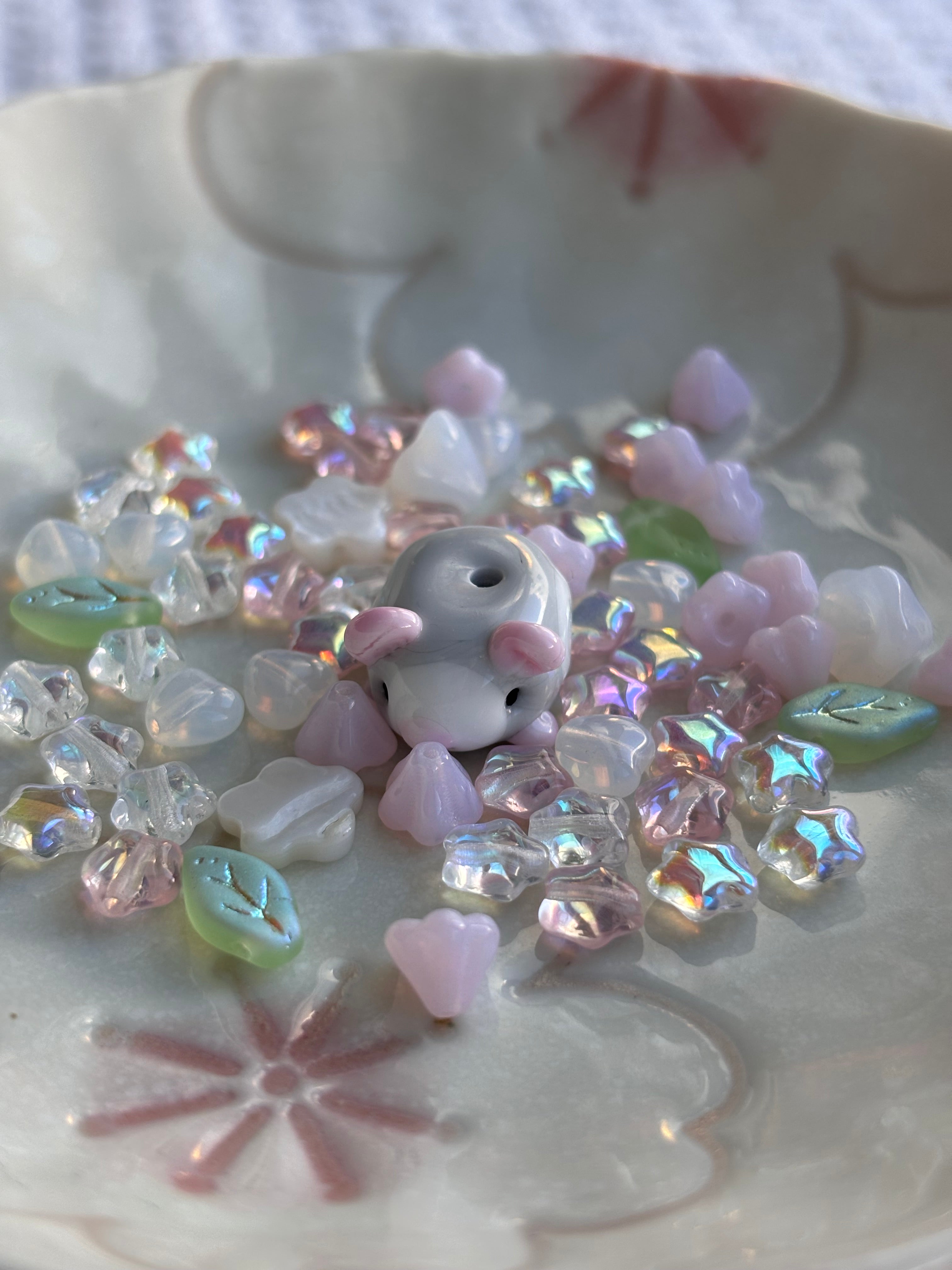 Cosmic Jellybean Hamster Necklace