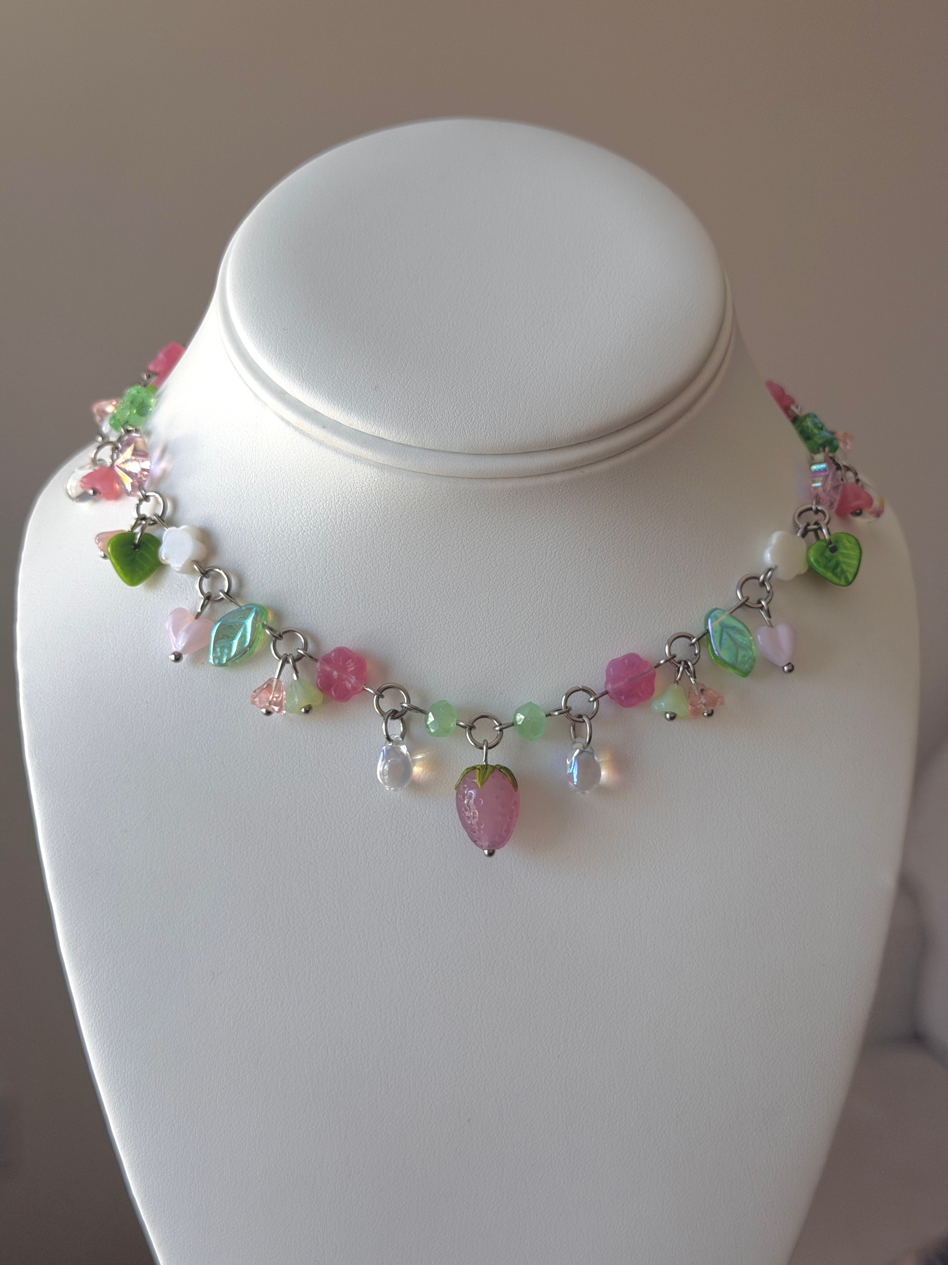 Strawberry Shortcake Necklace