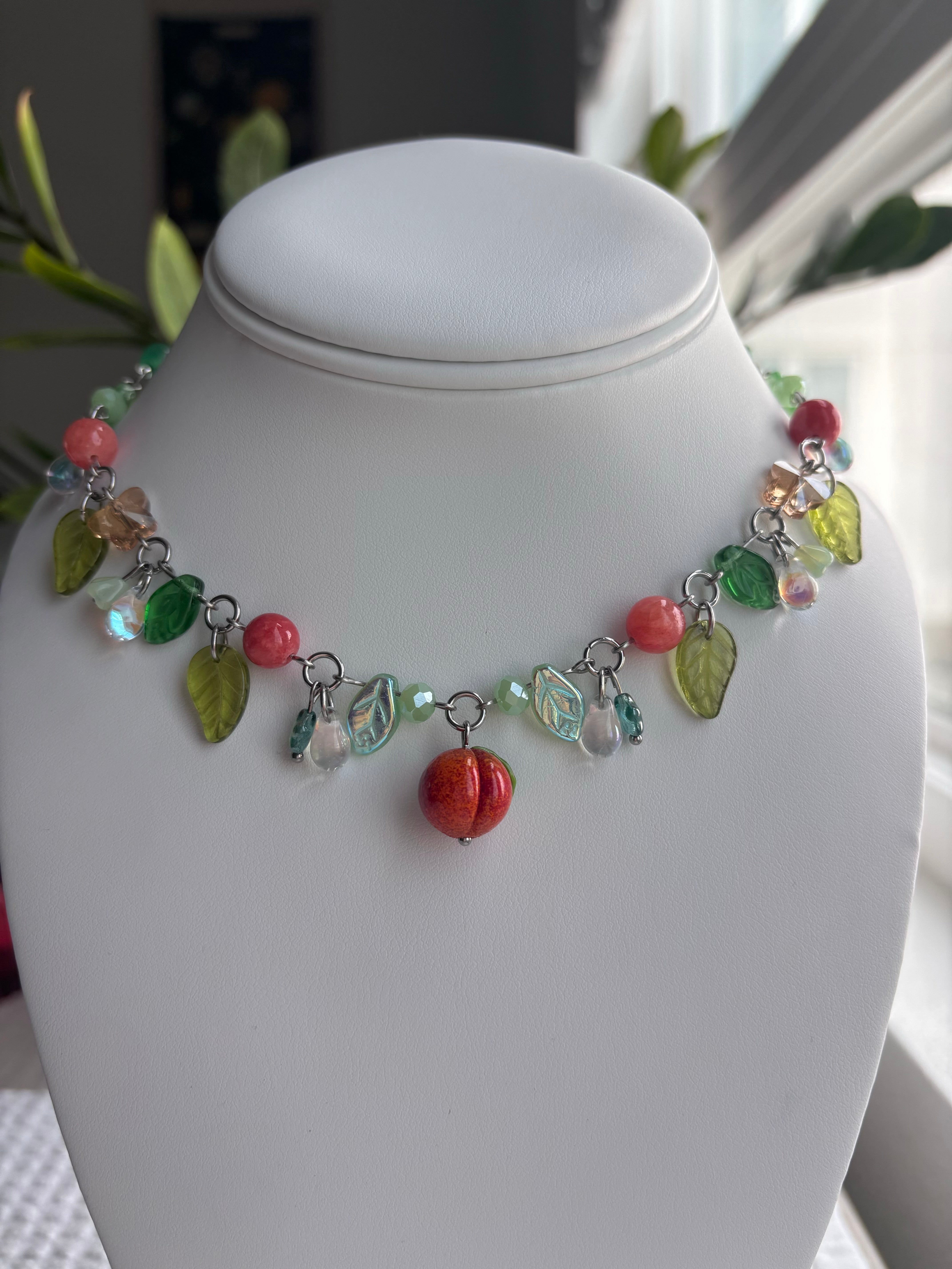 Peachy Necklace