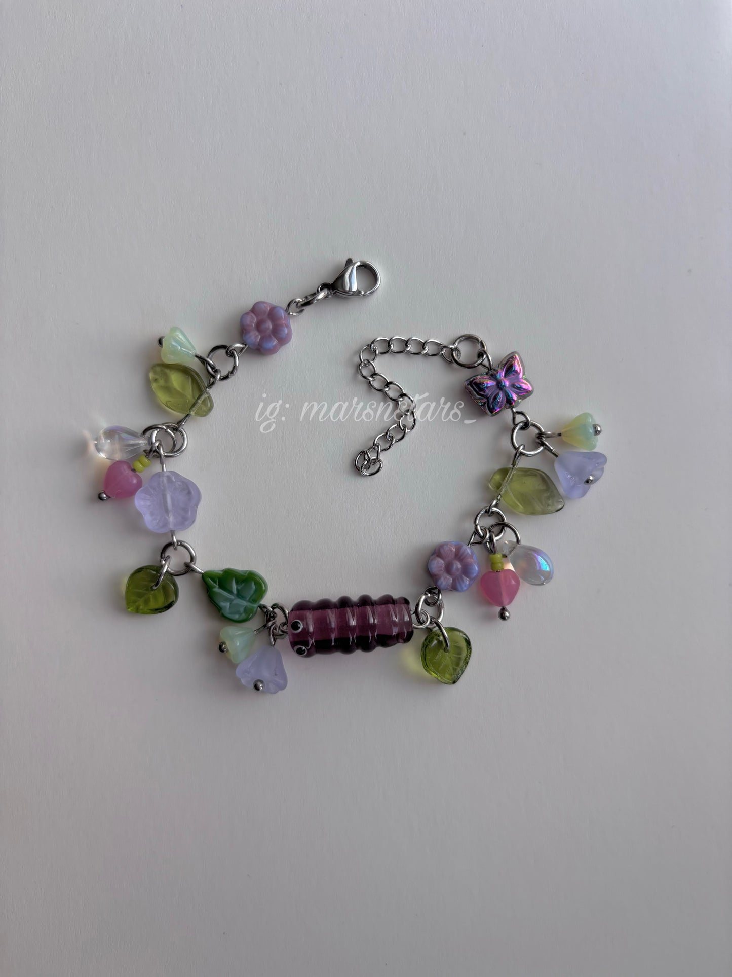 Grape Vine Caterpillar Bracelet