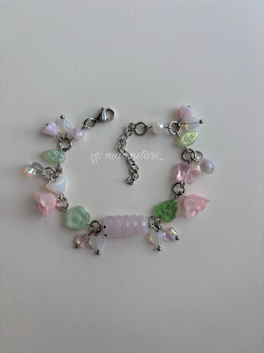 Rosey Caterpillar Bracelet