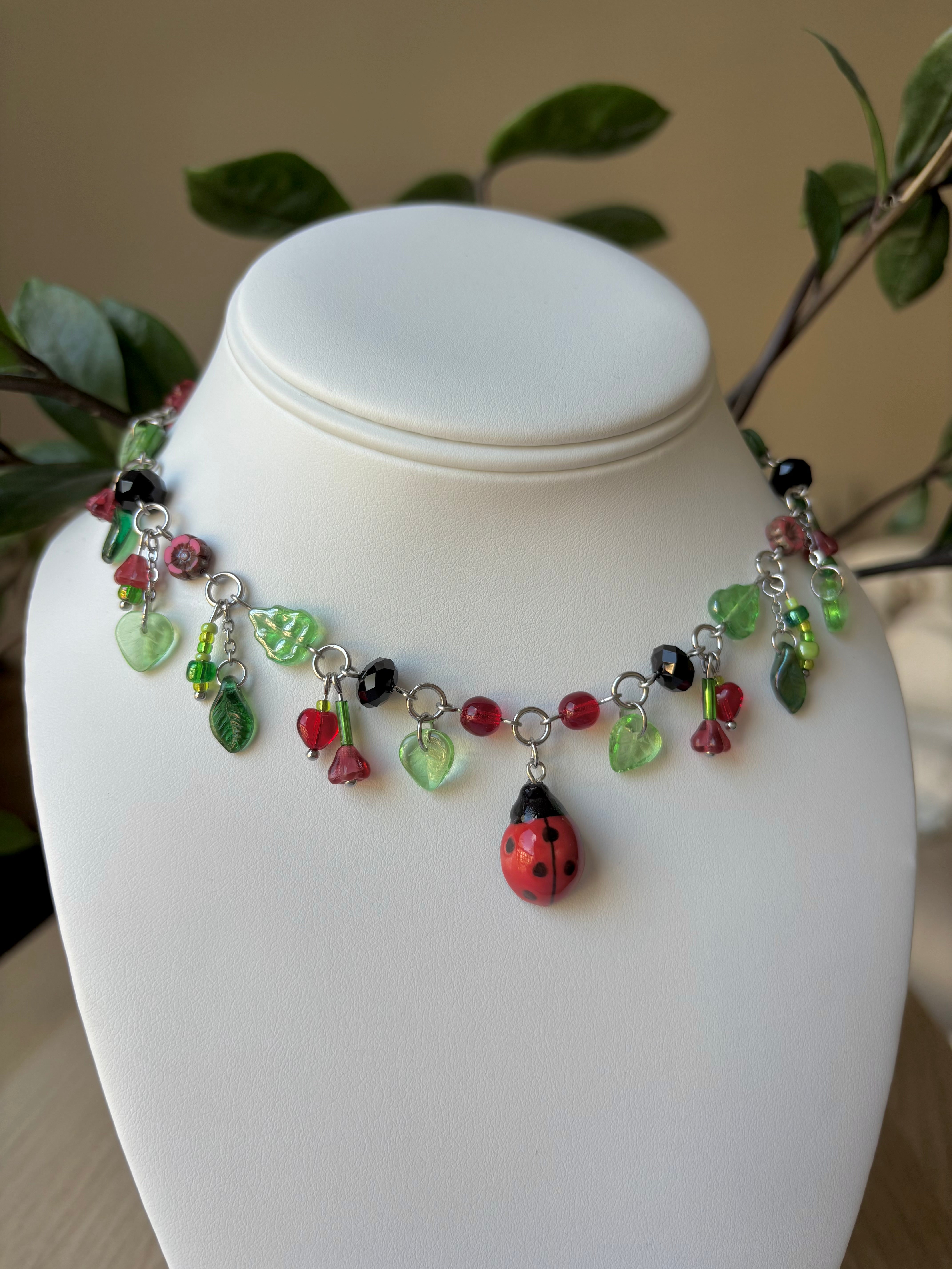 Lazy Ladybug Necklace