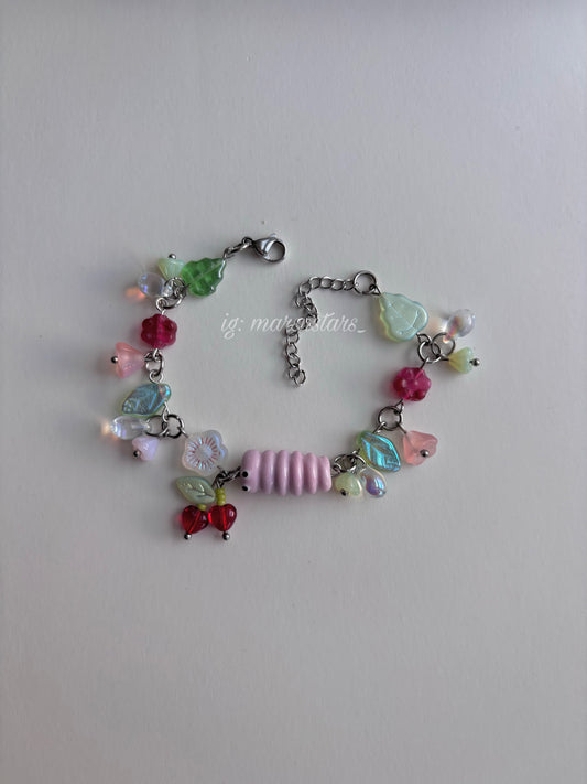 Strawberry Bush Caterpillar Bracelet