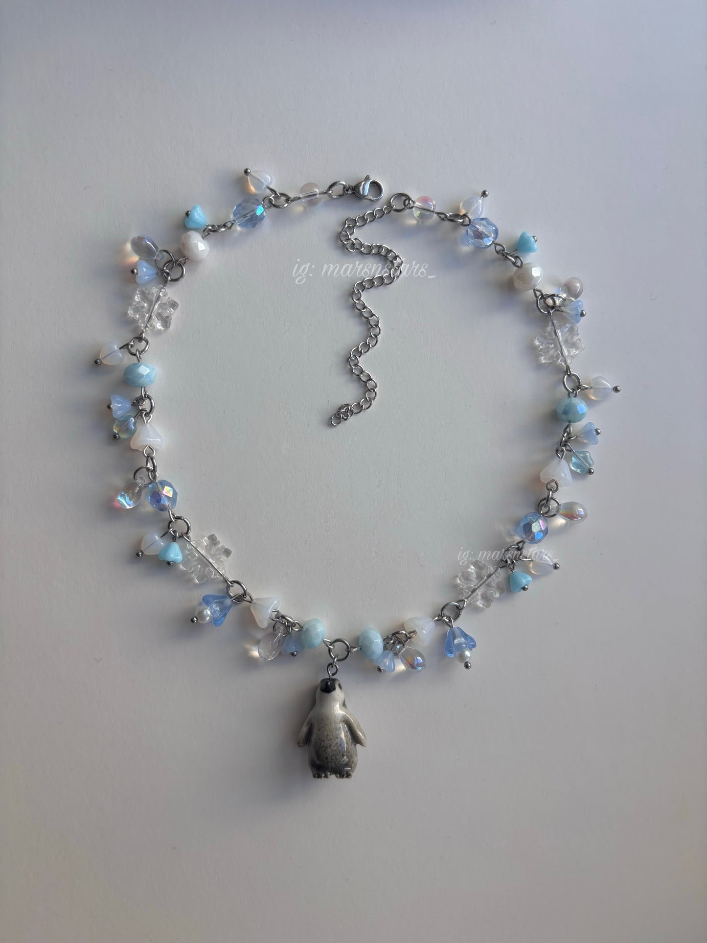 Snowy Penguin Necklace