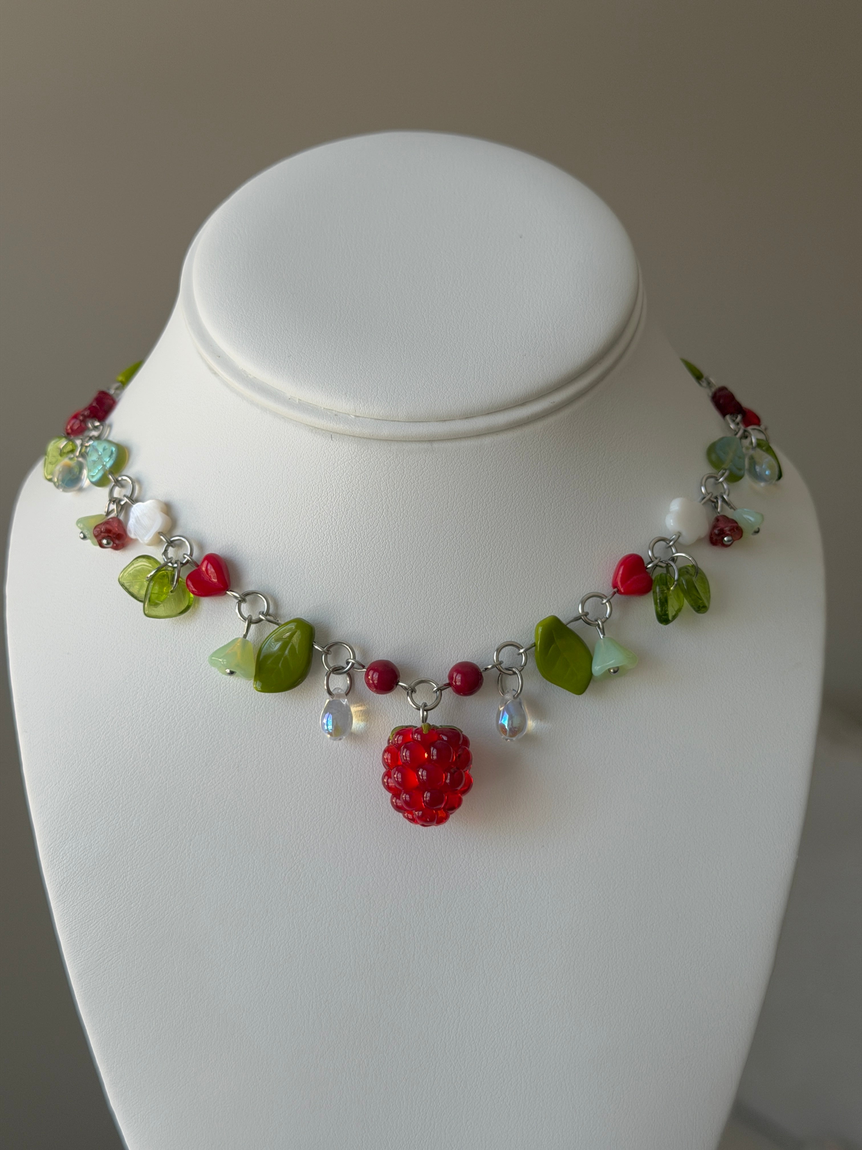 Red Raspberry Necklace